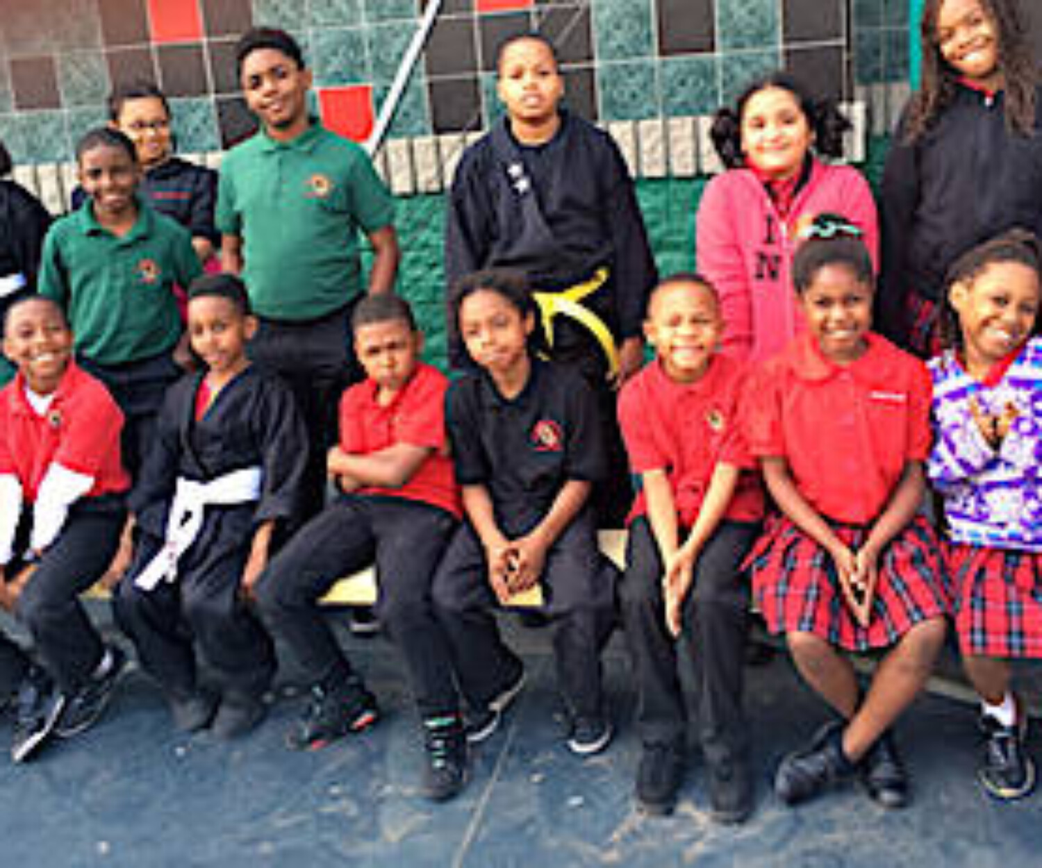 Students of LA Marcus Garvey School participating in PATA courses and program